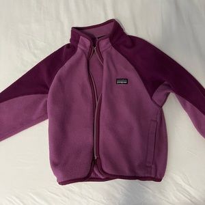 Kids Patagonia Fleece Zip Up Jacket! Good condition!